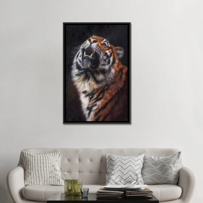 " Tiger Looking Up " by David Stribbling