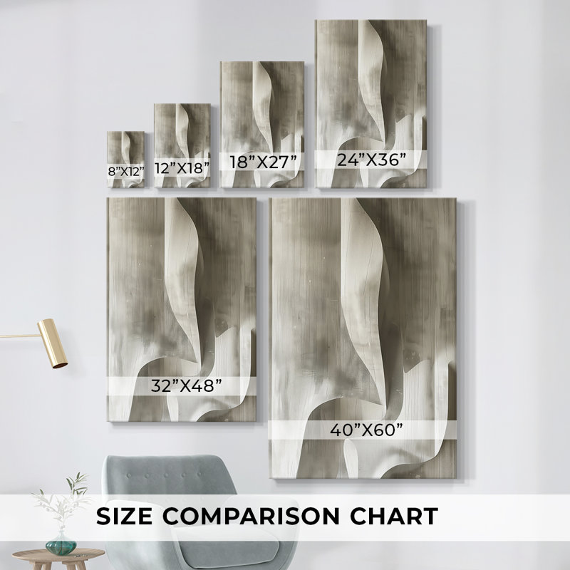 ABSTRACT Series CDLXX-Premium Gallery Wrapped Canvas -Ready to Hang, 27" H x 36" W