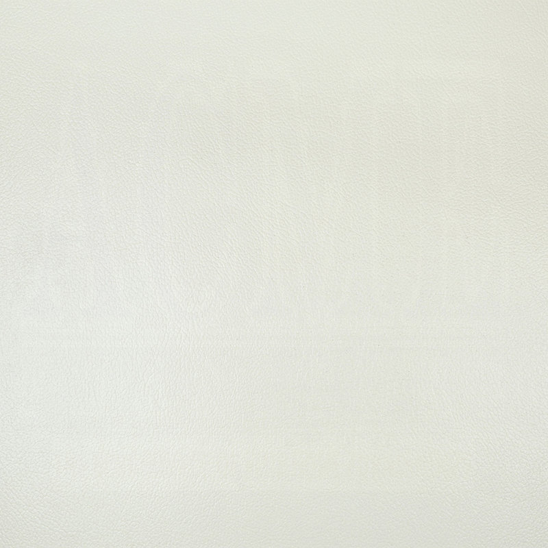 Canapé Rox, 7 coussins décoratifs, argent, similicuir capitonné blanc
