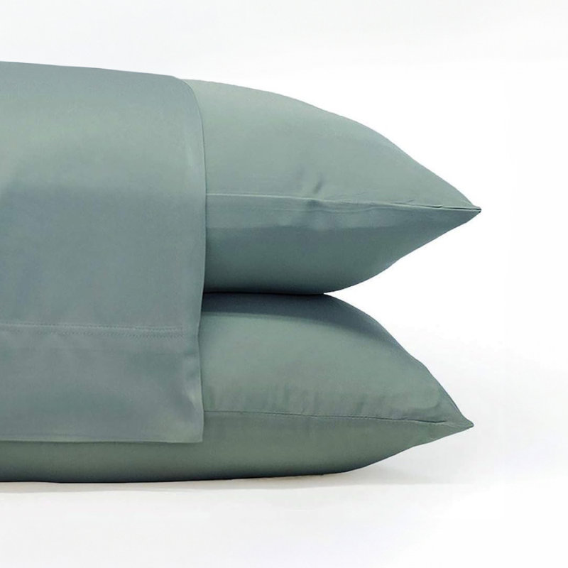  Taie d'oreiller en rayonne sergé, Oreiller standard : 20 po x 26 po, Brise de Tahiti