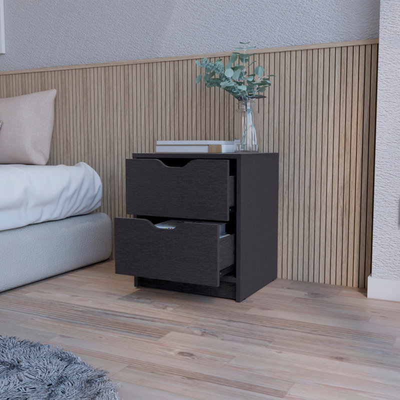 2-Drawer Nightstand, Ample Space