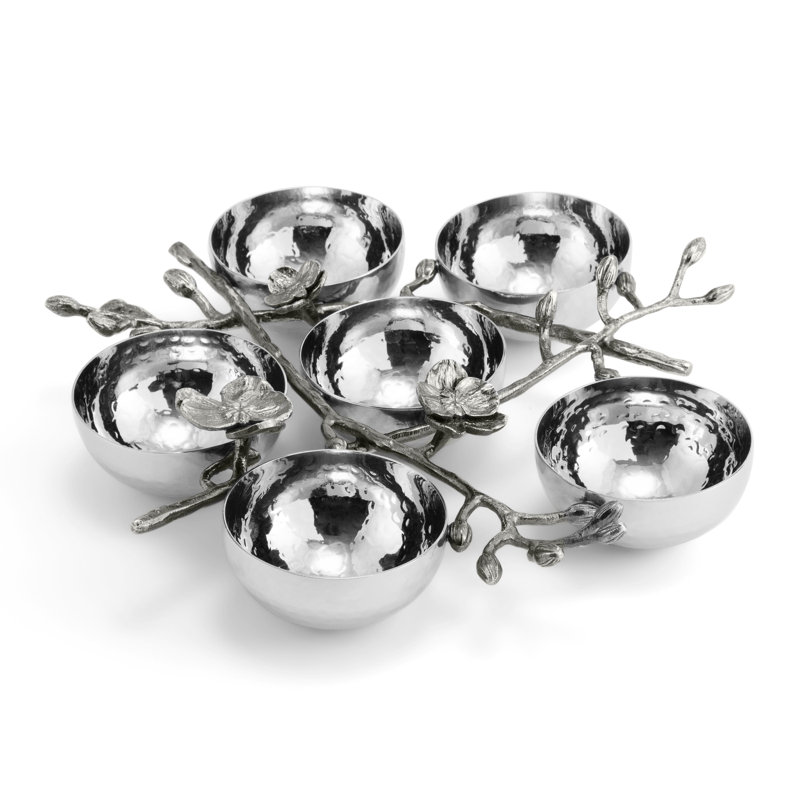Orchid Seder Plate, Black