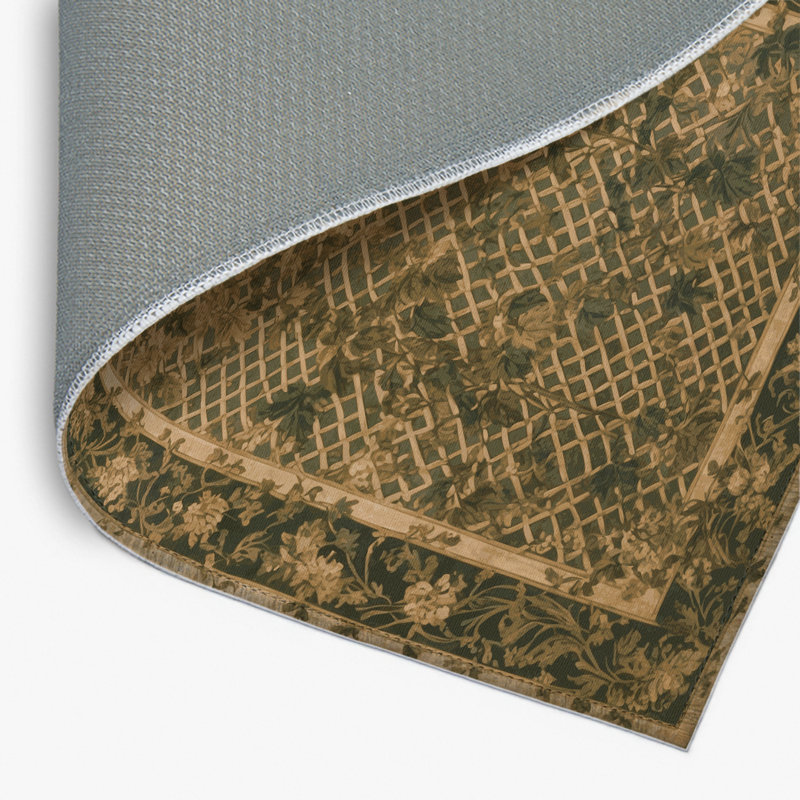 Tapis d'intérieur et d'extérieur brun Nature, Rectangulaire 2 pi x 3 pi