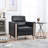Lissbeth 33.46'' Faux Leather Sofa-1283251150