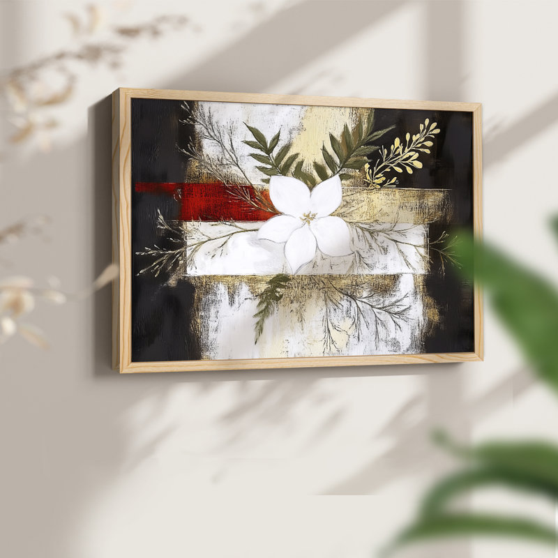 Chirstmas Art-CCXLIII -Framed Print - Restickable, H 8 po x l 10 po, Naturel