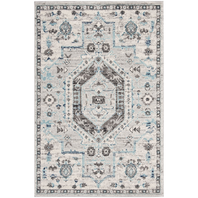 Royalston Oriental Hand Woven Area Rug, Rectangle 122 x 183 cm