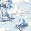 Papier peint traditionnel bleu traditionnel Traditional
