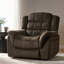 Design classique, tissu moelleux, fauteuil inclinable oscillant-1772858958