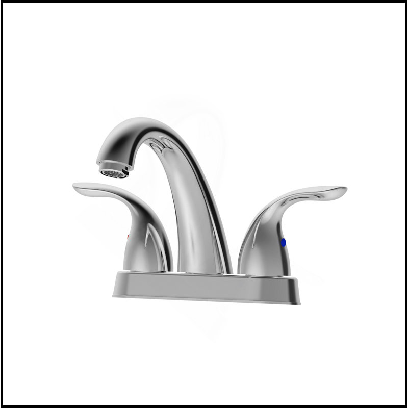 Bothwa Home 5.45" CUPC Certified 2-Handle Bathroom Sink Faucet (Chrome Finish), Chrome