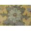 Tapis beige en laine noué à la main de conception unique 8 pi 10 po x 12 pi 1 po