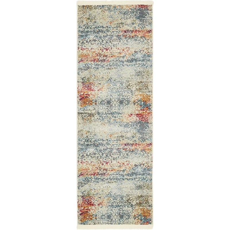 Mekeba Abstract Indoor Rug, Runner 2'2" x 7'1"