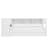 Twin Size Daybed With Trundle, Wood Day Bed Frame With Storage Drawers And Side Shelves, Daybed With Desk, No Spring Box Needed, White-2005970008-2005970011