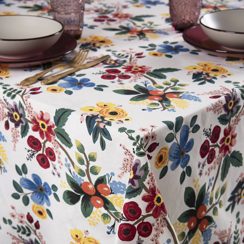 Excelsa Fiori Frida Tablecloth 140X240 Cm, 140cm W x 240cm L