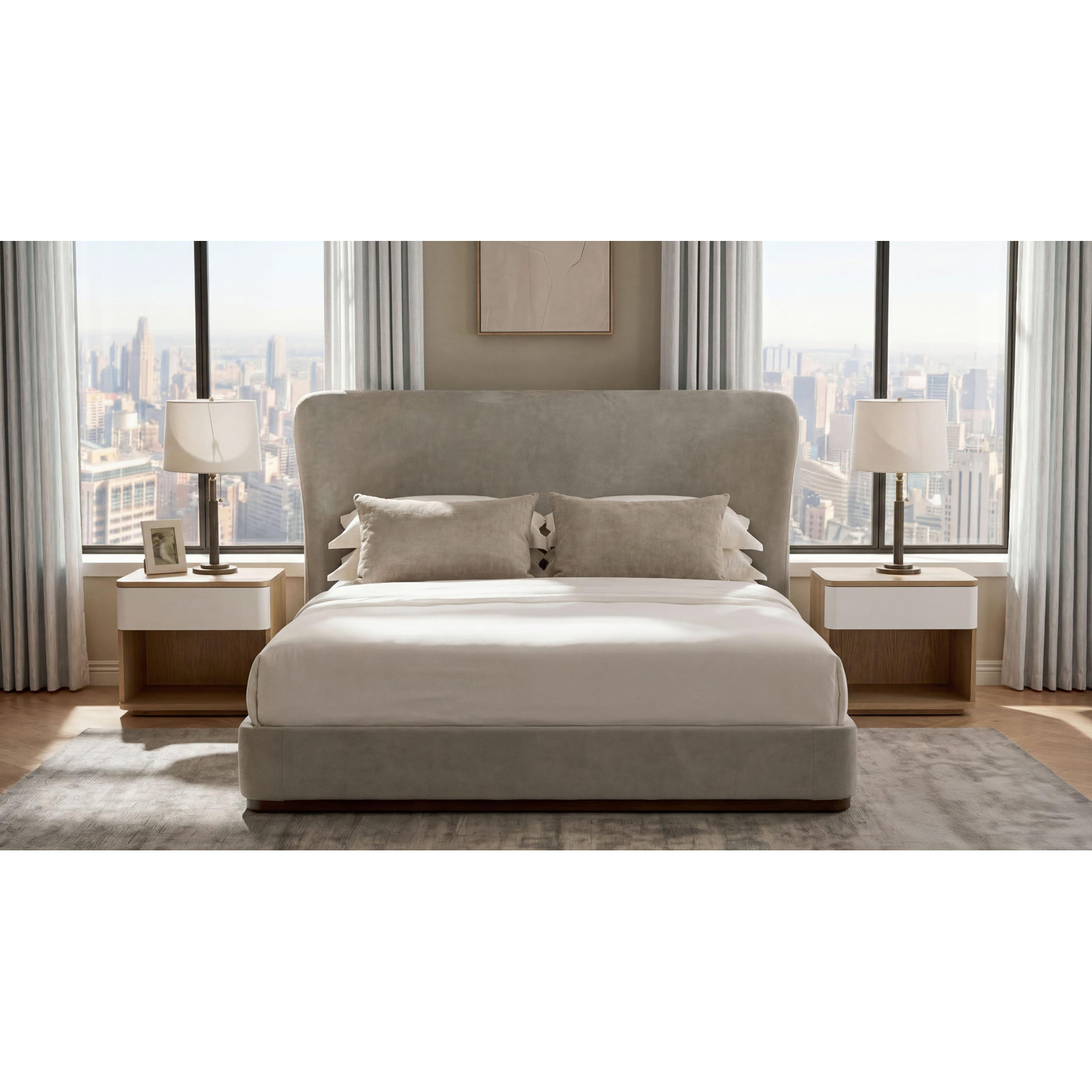 Dones Upholstered Bed, King