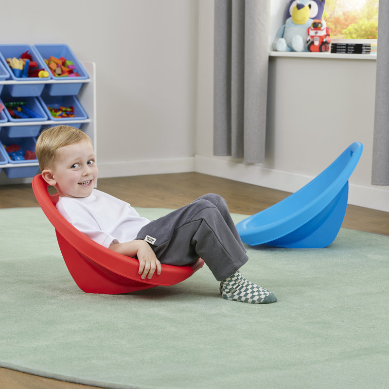 Kids Floor Rocking Chair , Red