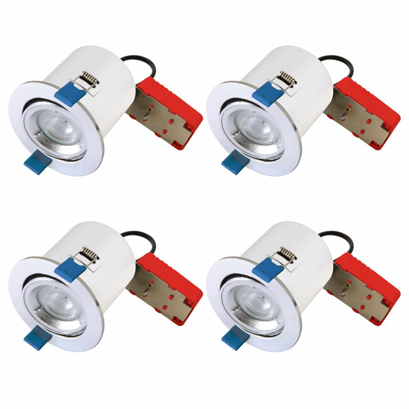 Anjolie 9.6cm Recessed Lighting Kit, Chrome