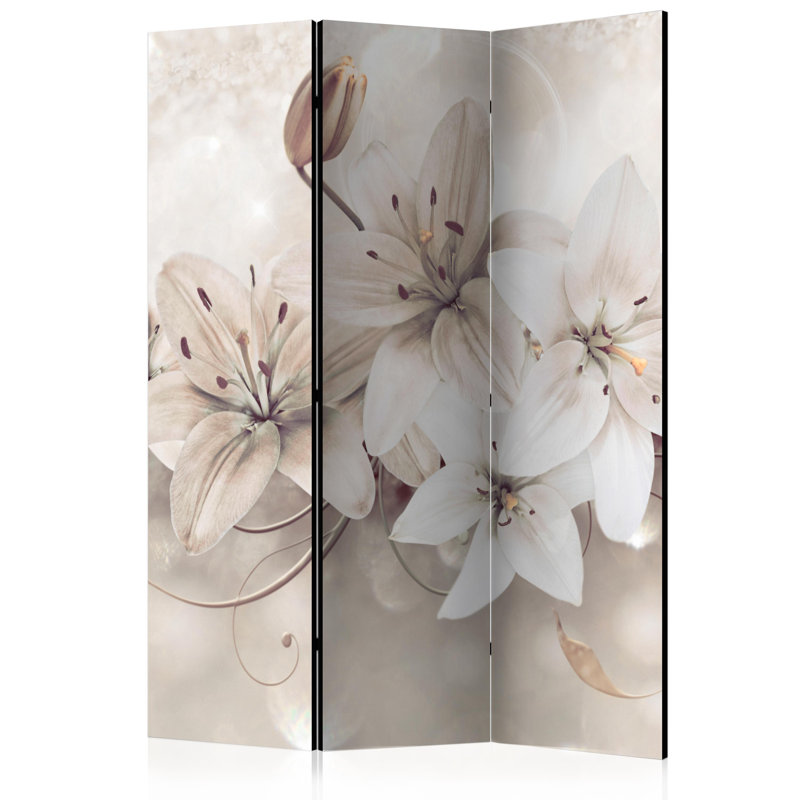 172cm H Solid Wood Folding Room Divider, 3
