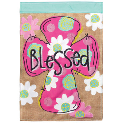 Alathia Double Sided 18'' H x 13'' W Polyester Garden Flag