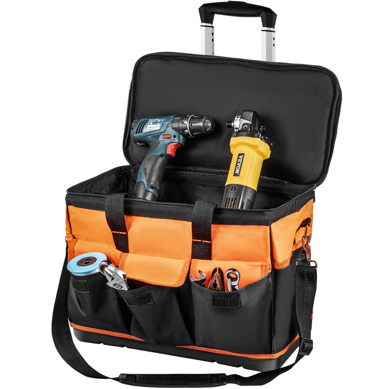 WFX Utility™ Tool Bag with Wheels Rolling Tote 20in Wheeled Storage Case & 2 Wheels