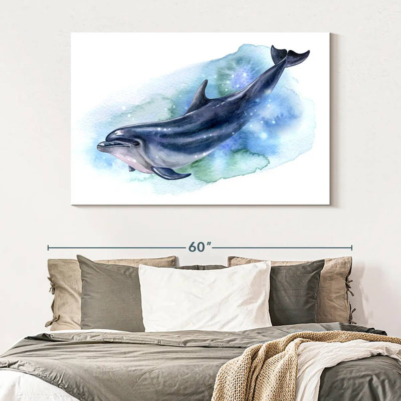 Brampt Aquatic Dolphin, 34" H x 51" W