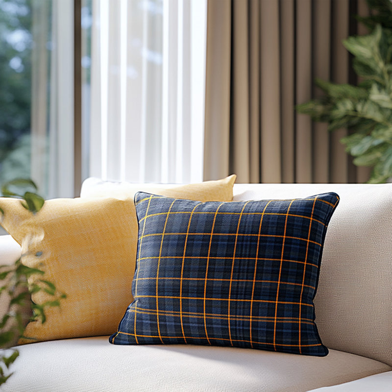 Modern Plaid Pillow