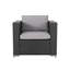 Chaise de patio avec coussins-1045467030