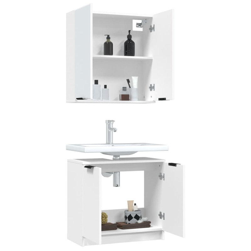 Bathroom Furniture Suite, White