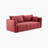 Vicente 85'' Modern Fabric Upholstered 3-Seater Sofa-272818200