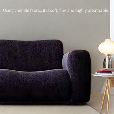 Élégante méridienne élégante en chenille intemporelle