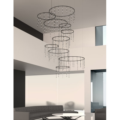 Lustre géométrique à DEL à 300 lumières Suspender®