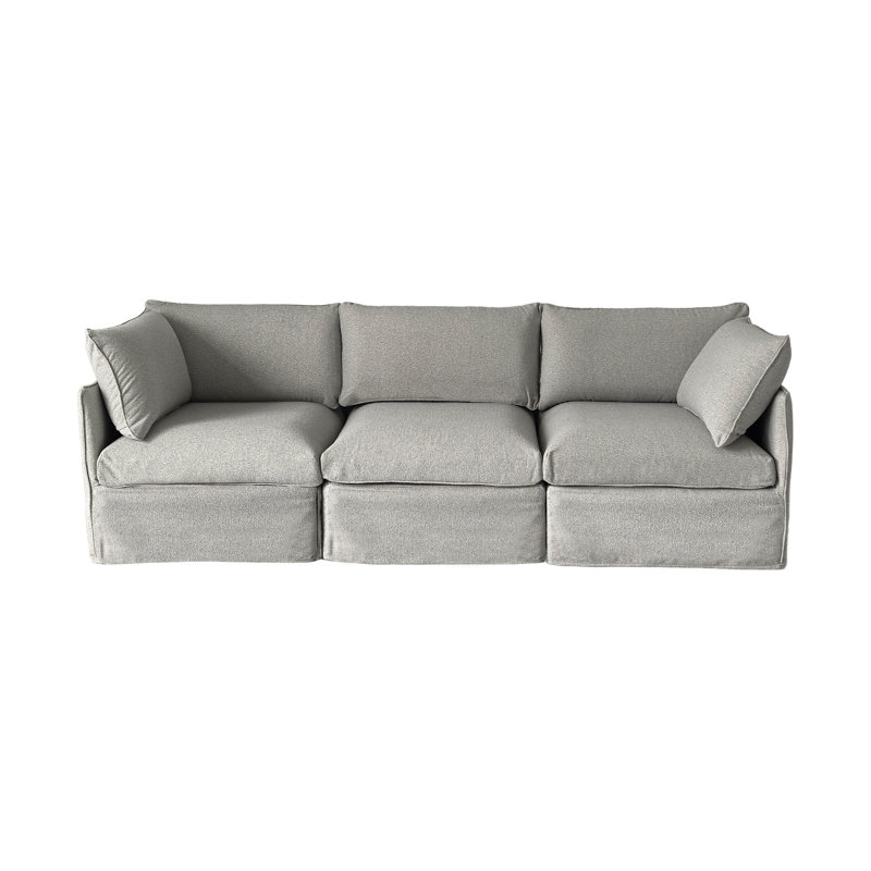 Ensemble de canapé modulaire à 3 places Patioflare Lanai, gris, Gris
