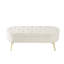 Banc de rangement en velours Elenny-883968031