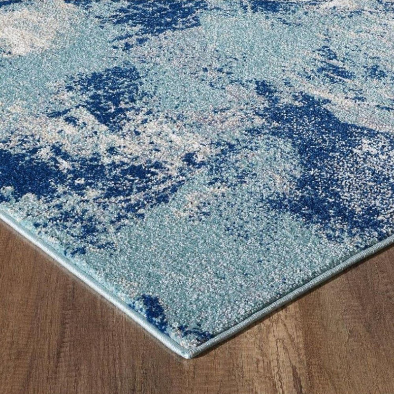 Waymon Performance Abstract Indoor Rug, Rectangle 8' x 10'