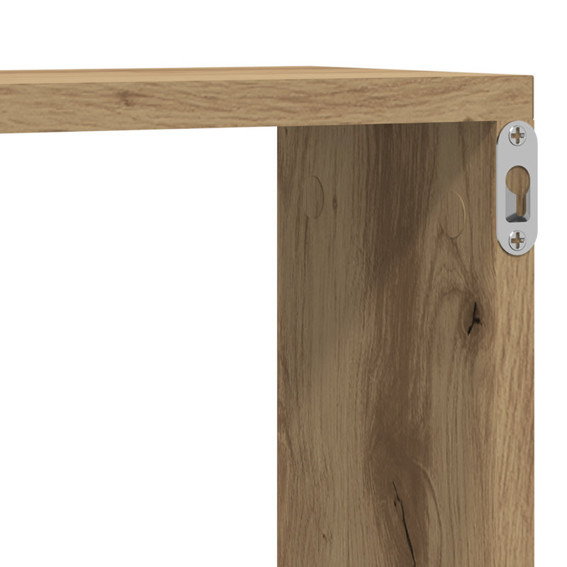 Floating Shelf, Natural, 26cm H x 80cm W x 15cm D