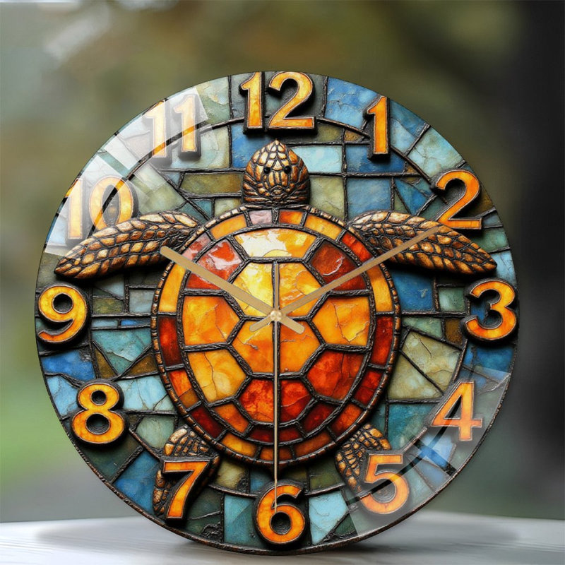 Horloge murale Turtle
