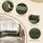 Solena 126.8" W 3-Piece Upholstered Modular Sofa With Solid Wood Base-131909884