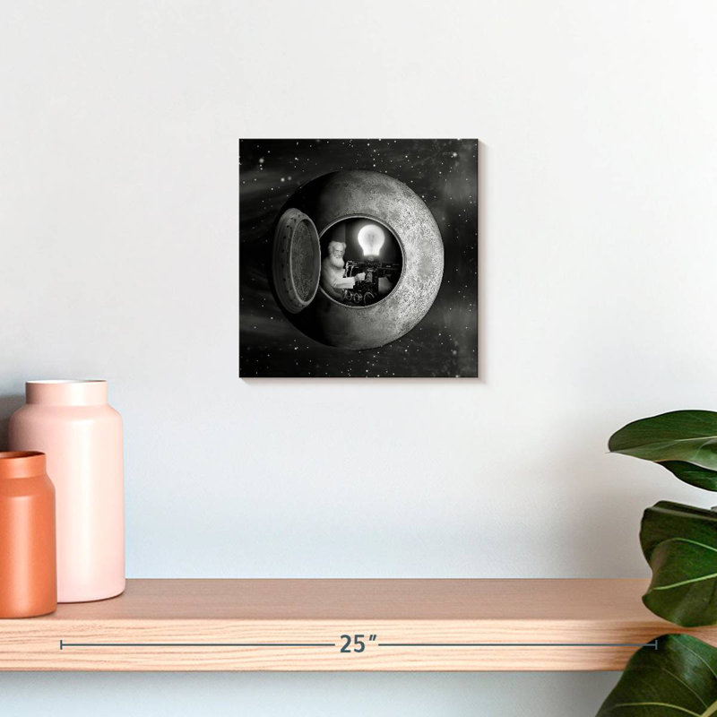 Kelan Man In The Moon, 10" H x 10" W