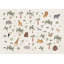 Adhésif mural pelez et collez pour enfants - Dessin de composition de jungle-1436444744