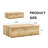 Stylish Coffee Table, Spacious Top Exquisite Look, Rectangular Platform-842153754