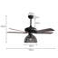 Krenzke 132cm Ceiling Fan with Light Kit