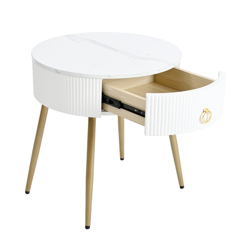 End Table Set (Set Of 2), White