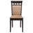 Gabriel 7-piece Extension Leaf Dining Table Set Cappuccino