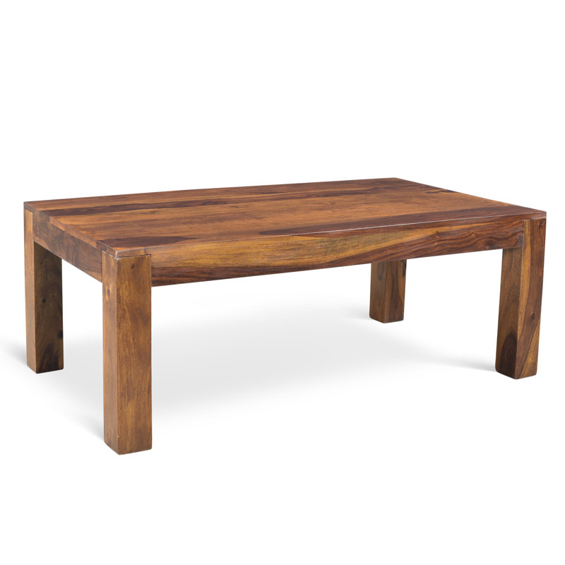 Table basse en bois massif Wesley