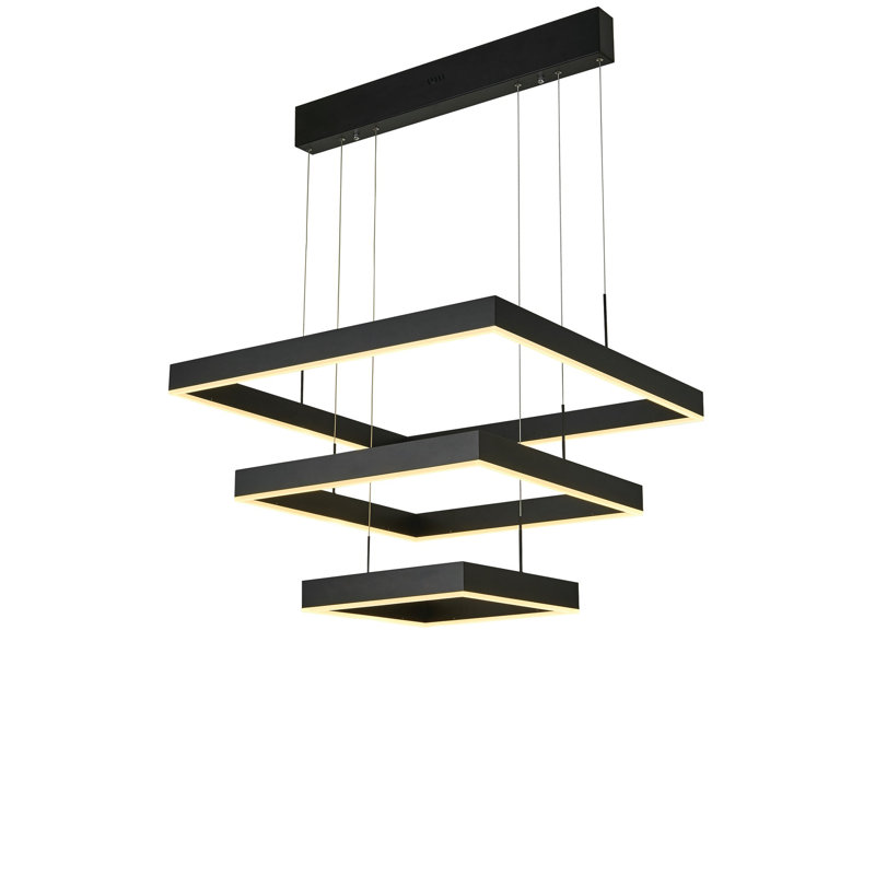 Lustre de vestibule Thumprints, Noir
