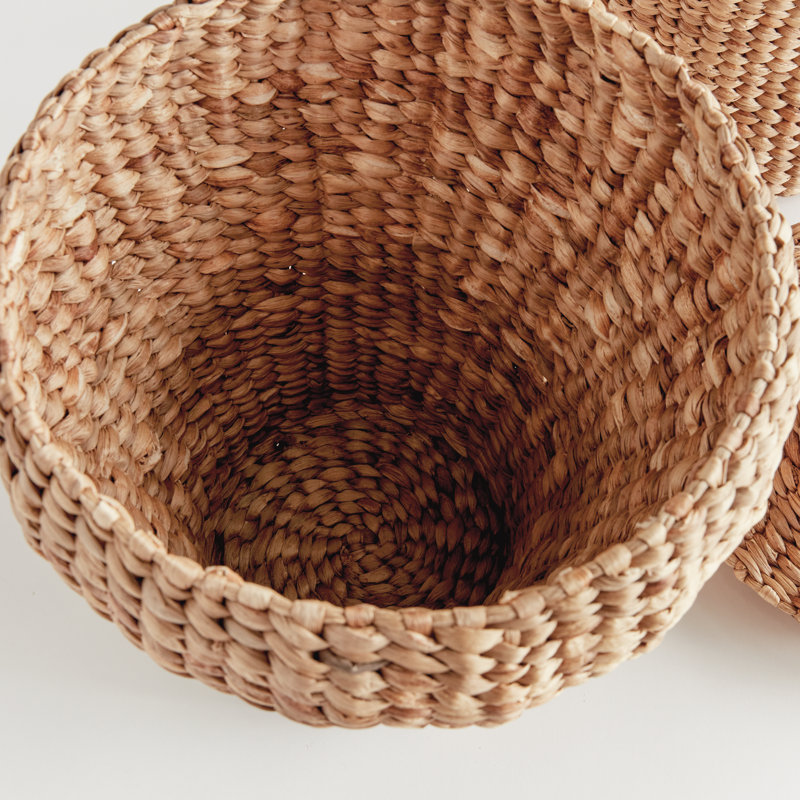 Handmade Water Hyacinth Ginger Jar