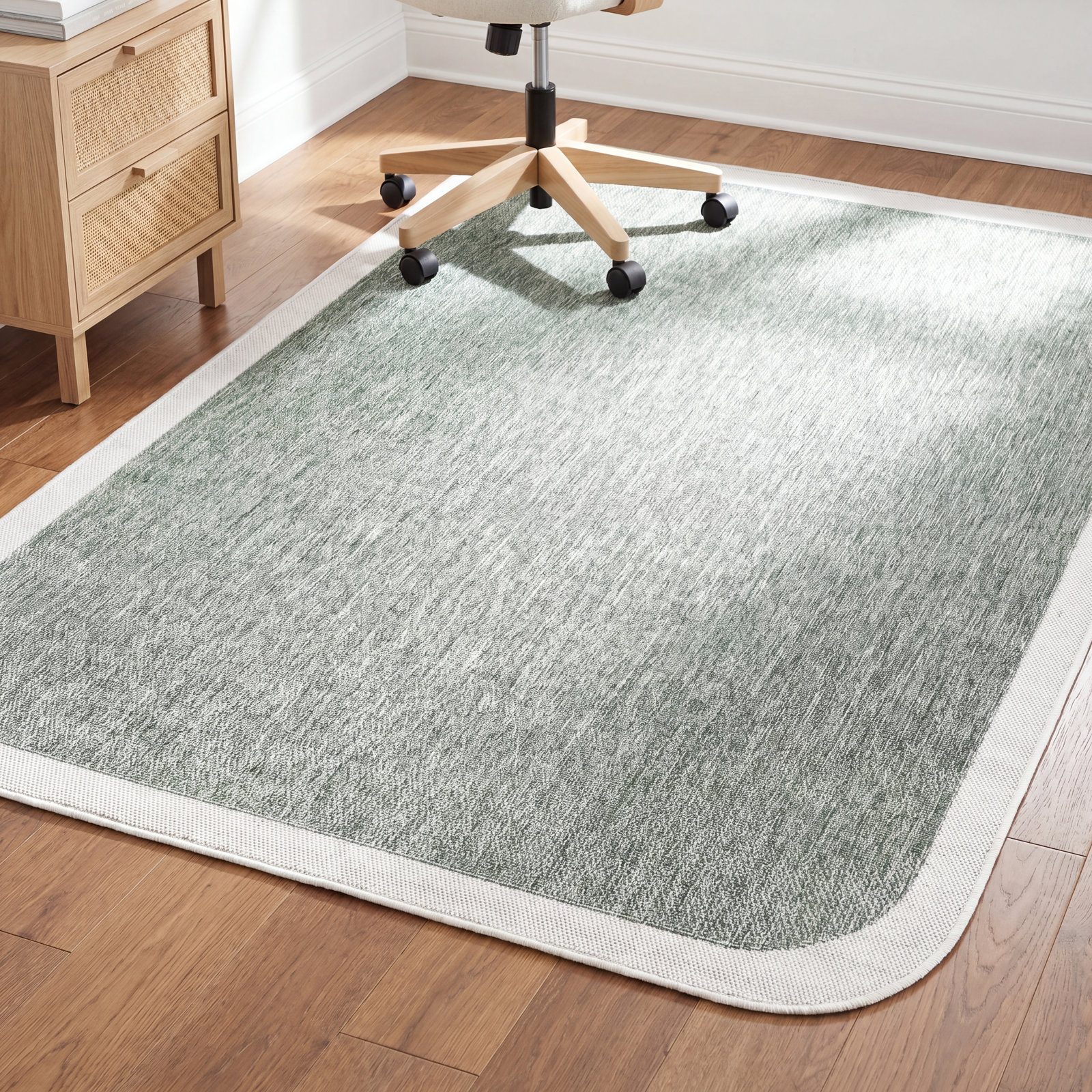 Skiles Striped Rug, Rectangle 6'7" x 9'