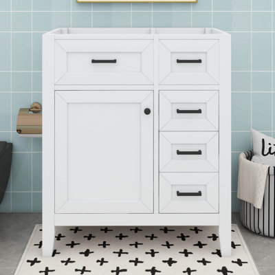 Meuble-lavabo moderne 30 po avec 3 tiroirs