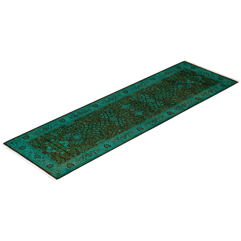 Fine Vibrance One-of-a-Kind 2' 7" X 8' 7" Hand Knotted Area Rug