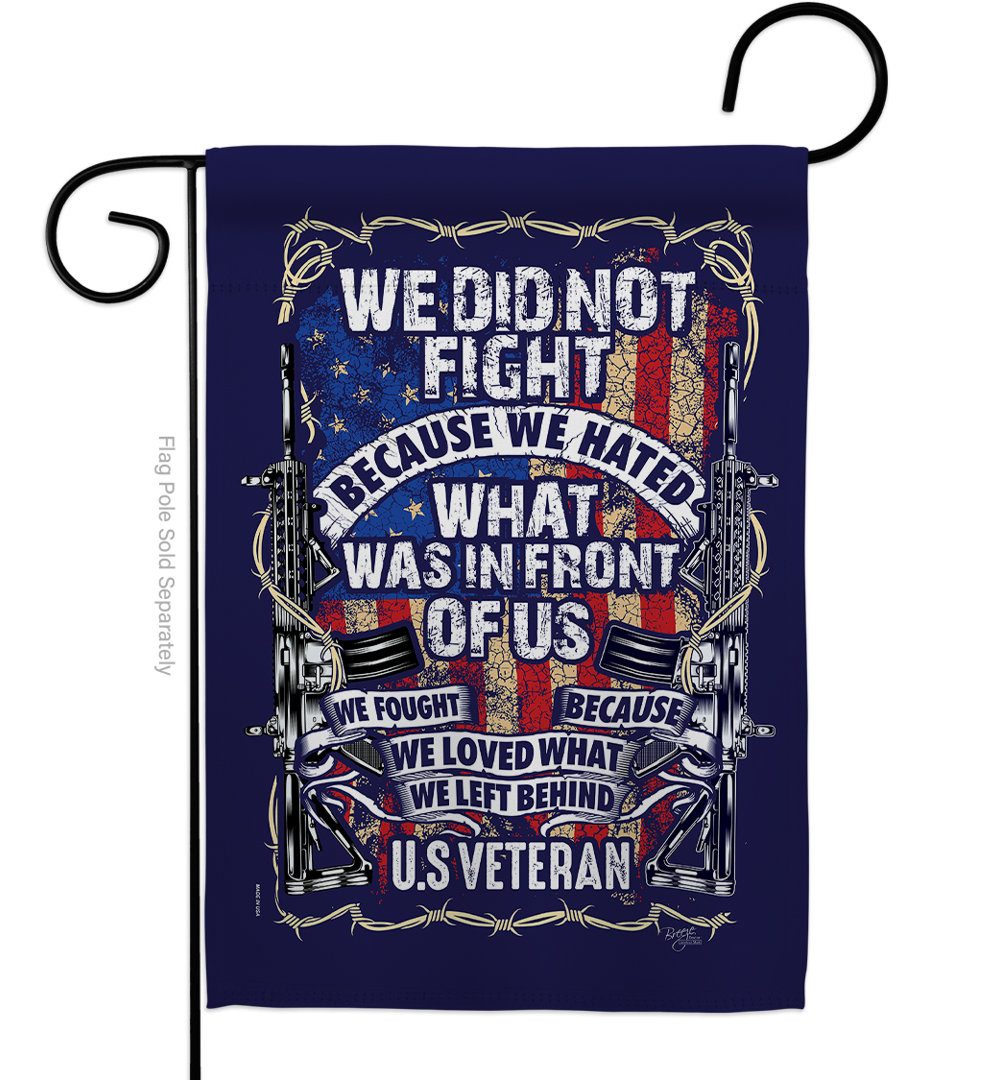 Double Sided 18.5'' H x 13'' W Polyester Garden Flag Breeze Decor