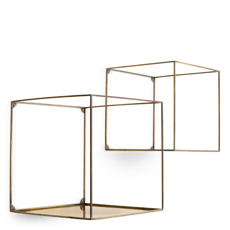 Deco Lantern, 17.72" H x 17.72" W x 17.72" D